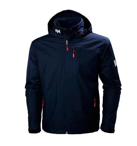 Helly Hansen Herren Crew Hooded Midlayer Jacket, Navy, M EU