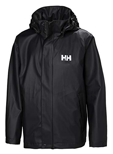 Junior Unisex Helly Hansen Jr Moss Jacket, Schwarz, 12