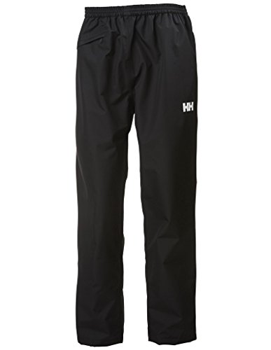 Wasser- und winddichte Helly-Hansen Standard Dubliner Herren-Regenhose, Schwarz, Größe L.