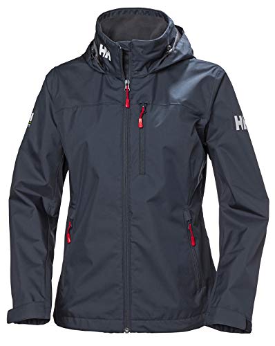 Helly Hansen Damen W Crew Hooded Jacket, Marineblau, M