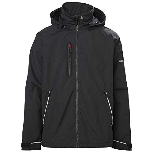 Musto Mens Sardinia 2 Segelyacht- und Beibootmanteljacke - Schwarz - Leicht atmungsaktiv